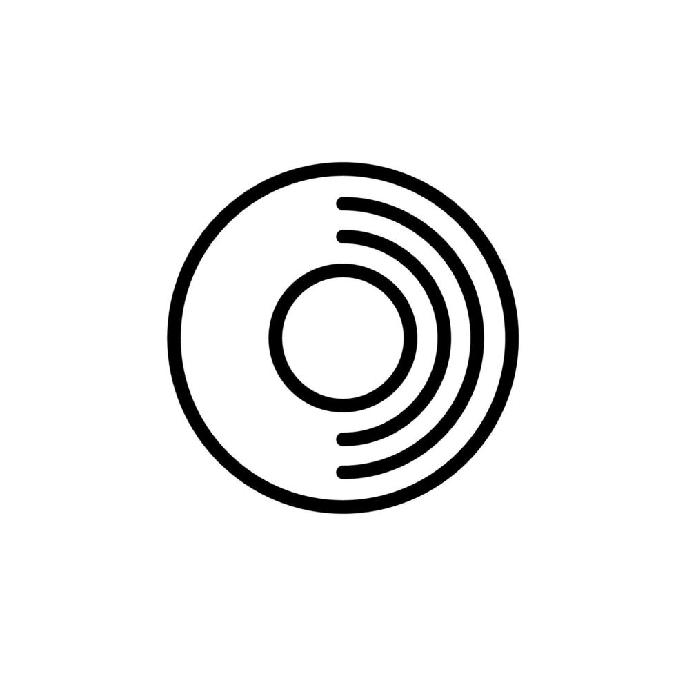 Illustration Vector graphic of disk icon