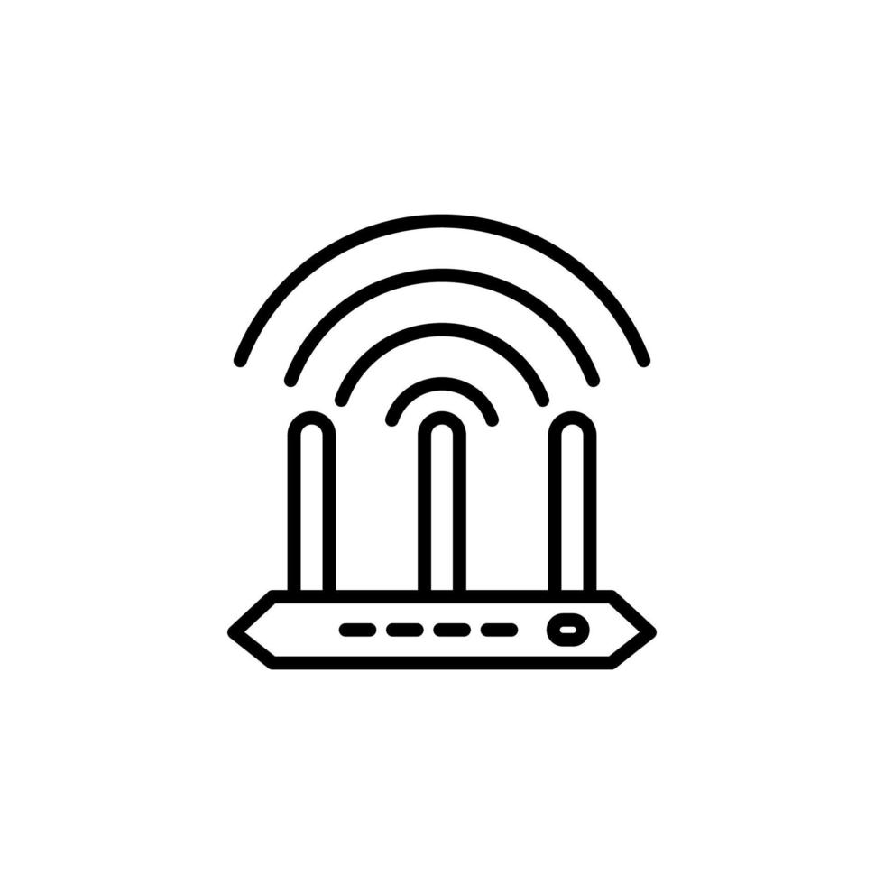 Illustration Vector graphic of router icon