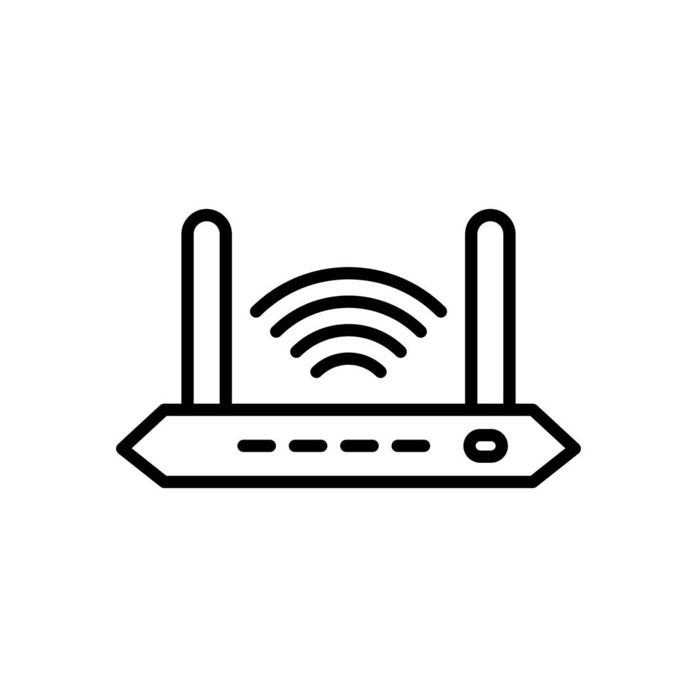 Illustration Vector graphic of router icon