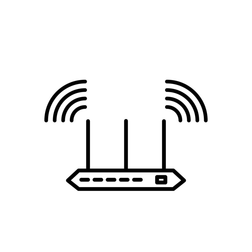 Illustration Vector graphic of router icon