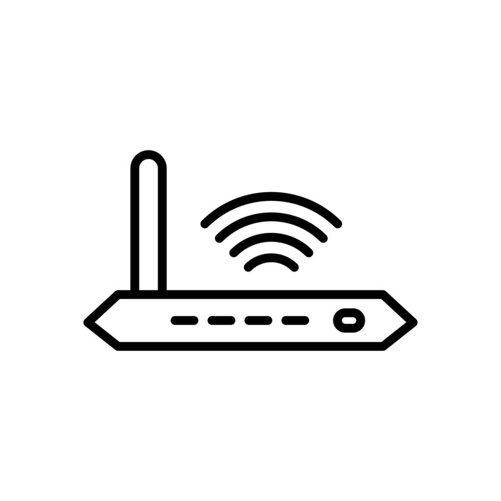 Illustration Vector graphic of router icon