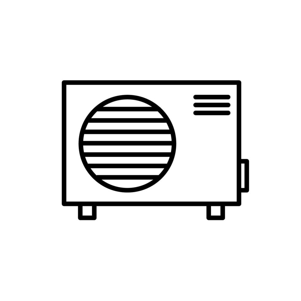 Illustration Vector Graphic of Air Conditioner icon template