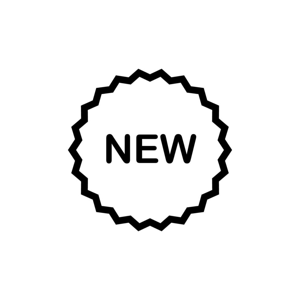 Illustration Vector graphic of new label icon