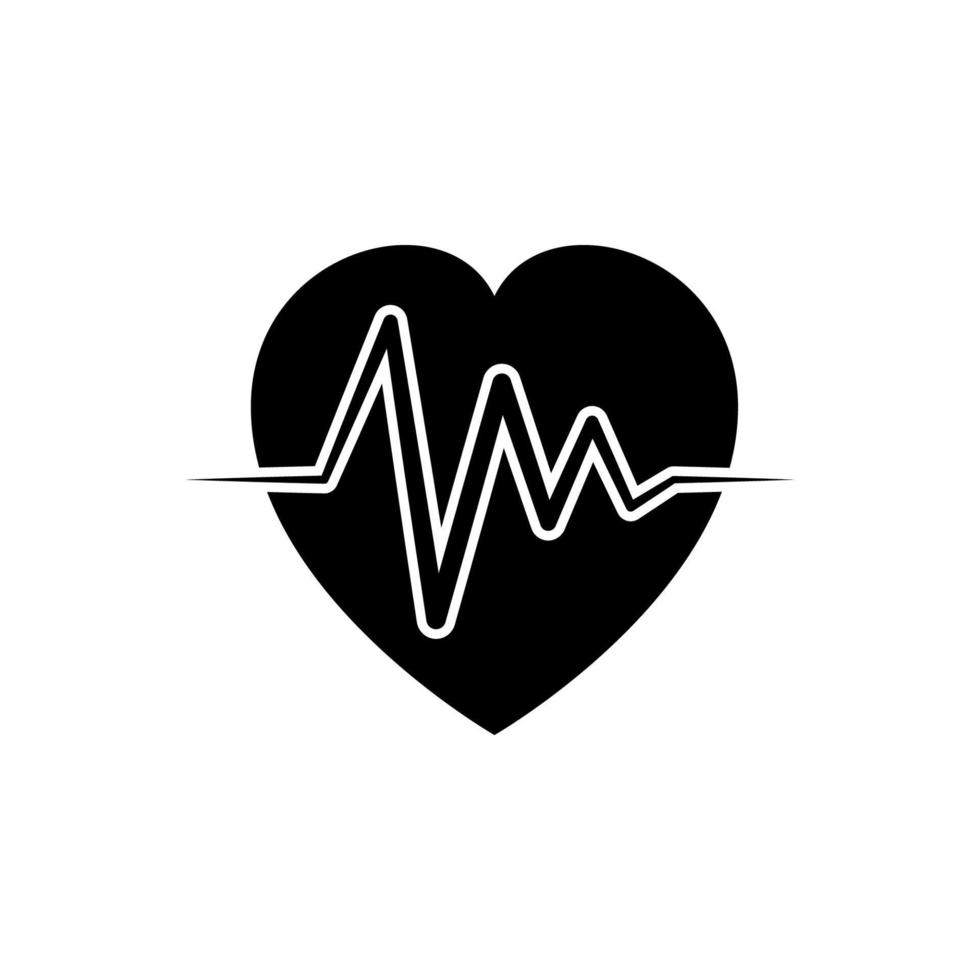 Illustration Vector graphic of heart pulse icon