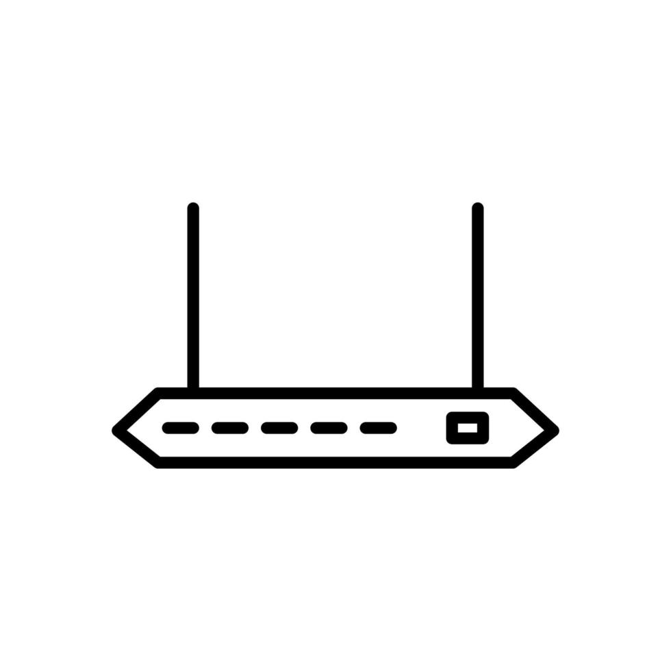 Illustration Vector graphic of router icon