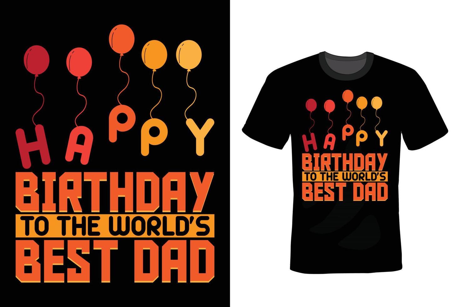 Birthday T shirt design, vintage, typography vector