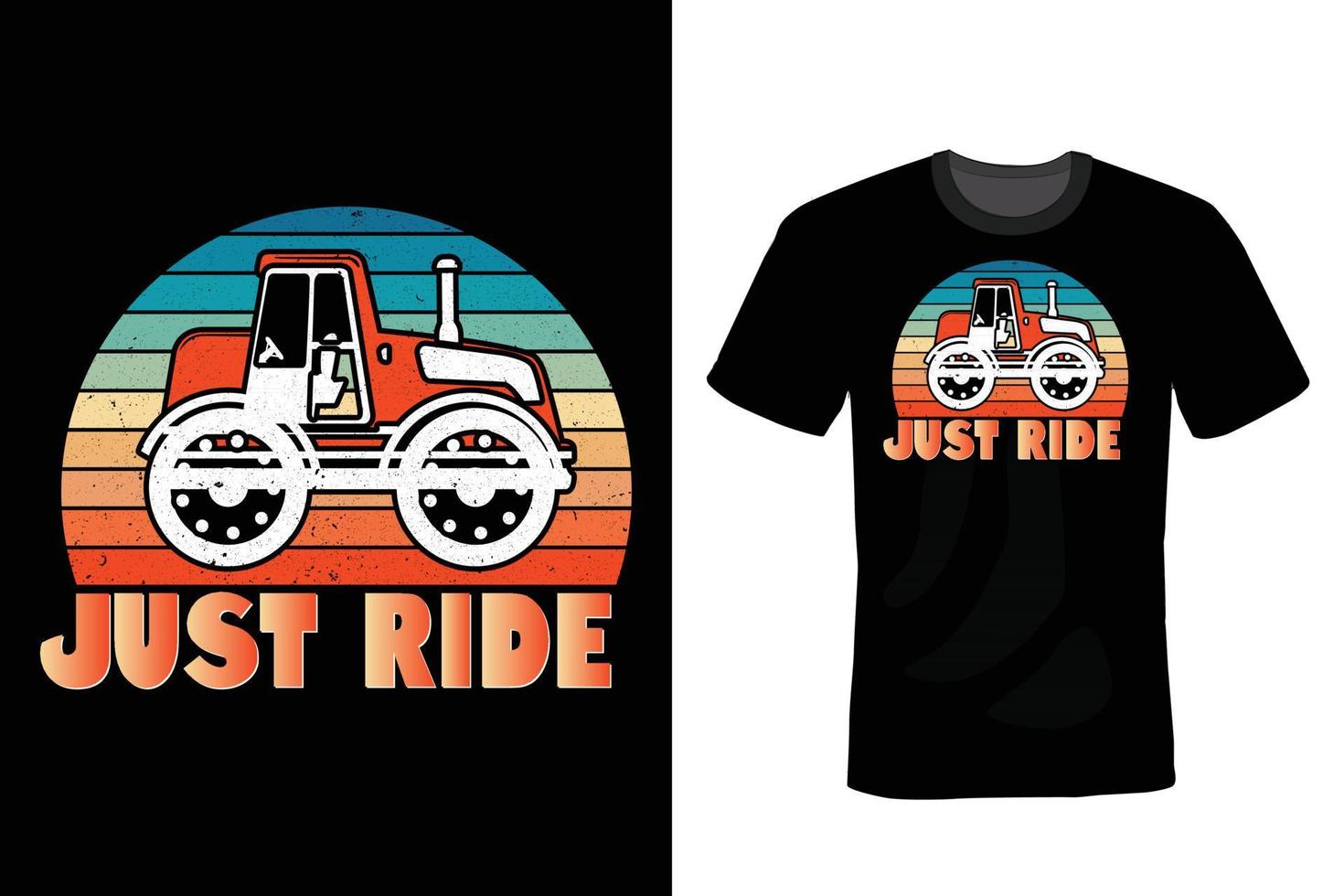 Truck T shirt design, vintage, typography vector