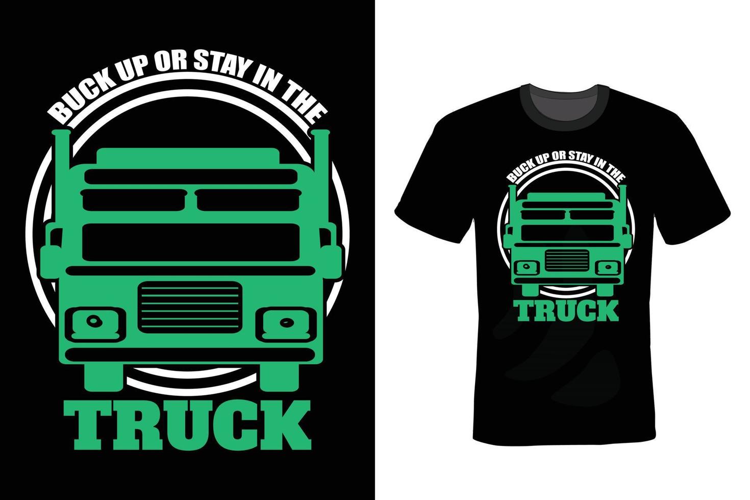 Truck T shirt design, vintage, typography vector