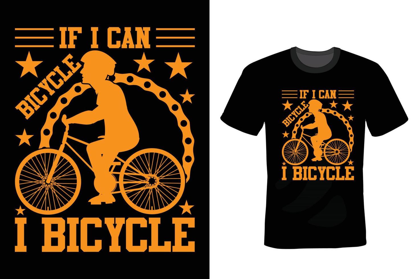 Bicycle T shirt design, vintage, typography vector
