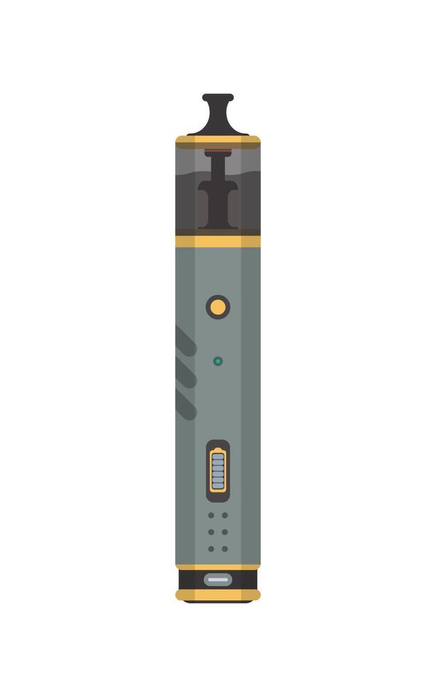 Modern electronic cigarettes on a white background. Vape concept. Isolated on white background. Vector illustration.