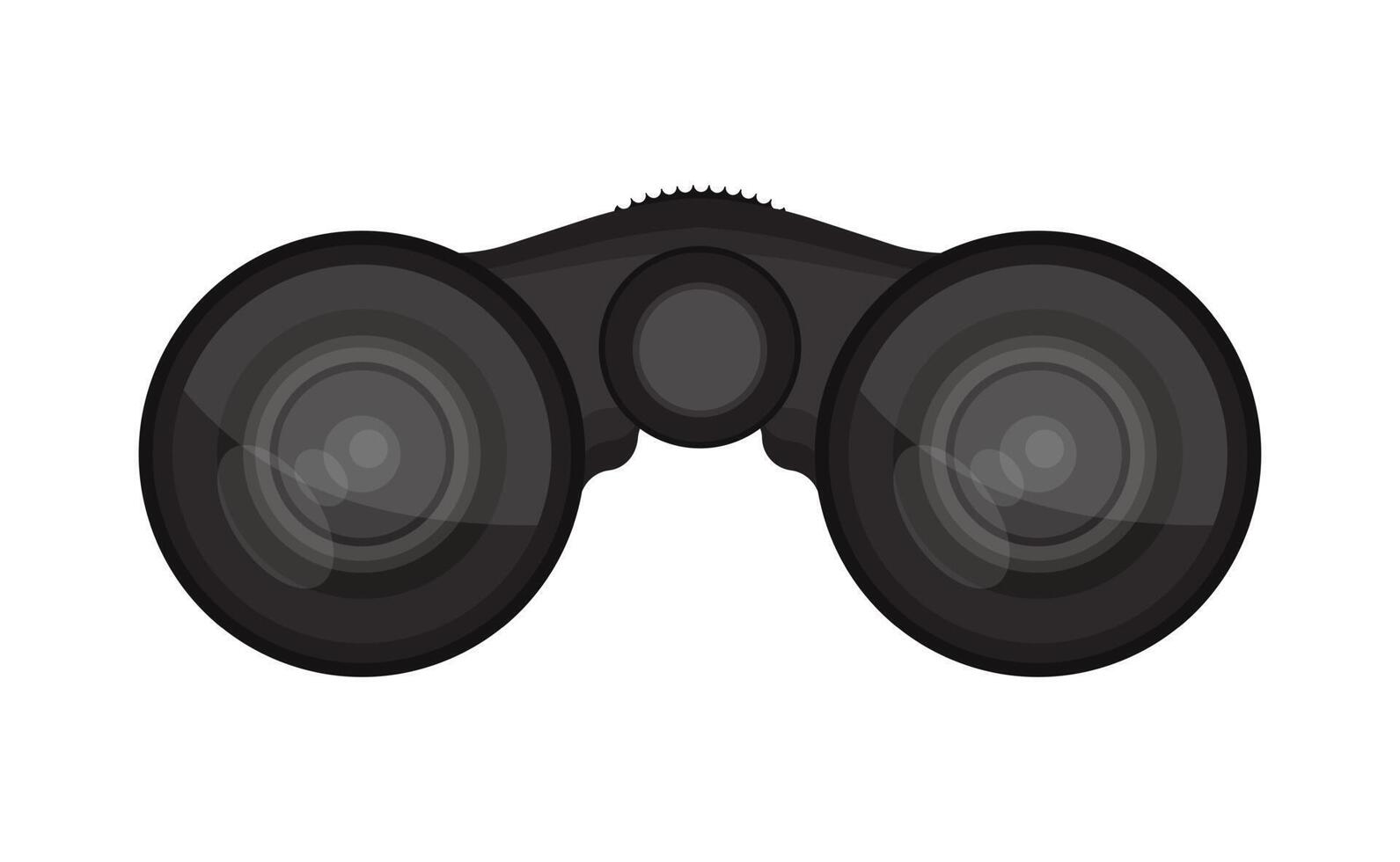 Binoculars icon in cartoon style on a white background vector