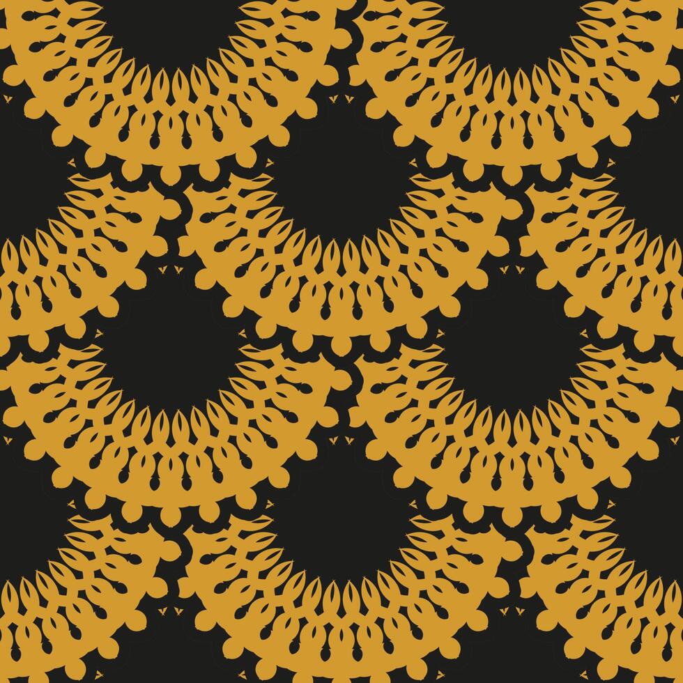 Oriental abstract seamless vector background. Wallpaper in a vintage style template. Indian floral element.
