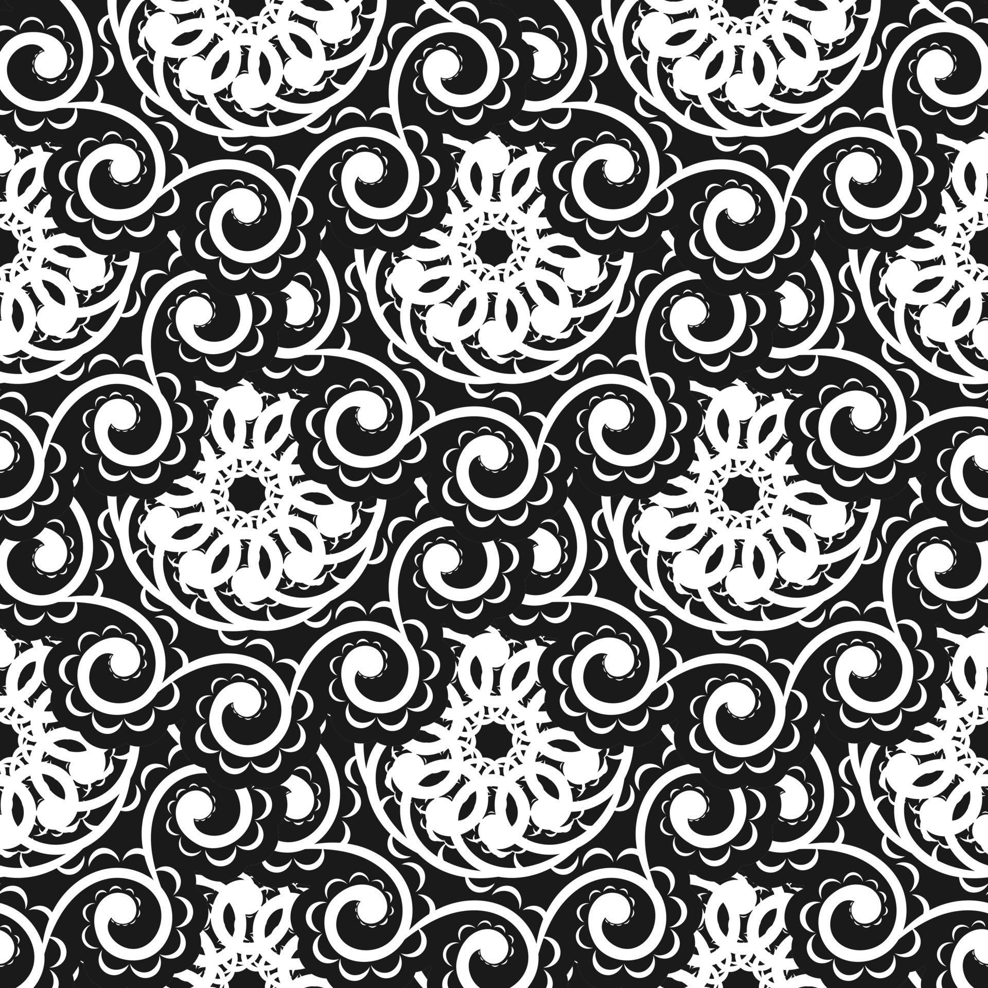 Vector baroque damask black elegant lace texture. Luxury floral dark  pattern element for wrapping paper, fabric, page fill, wallpaper,  background. Paper cut black floral pattern with shadow Stock Vector