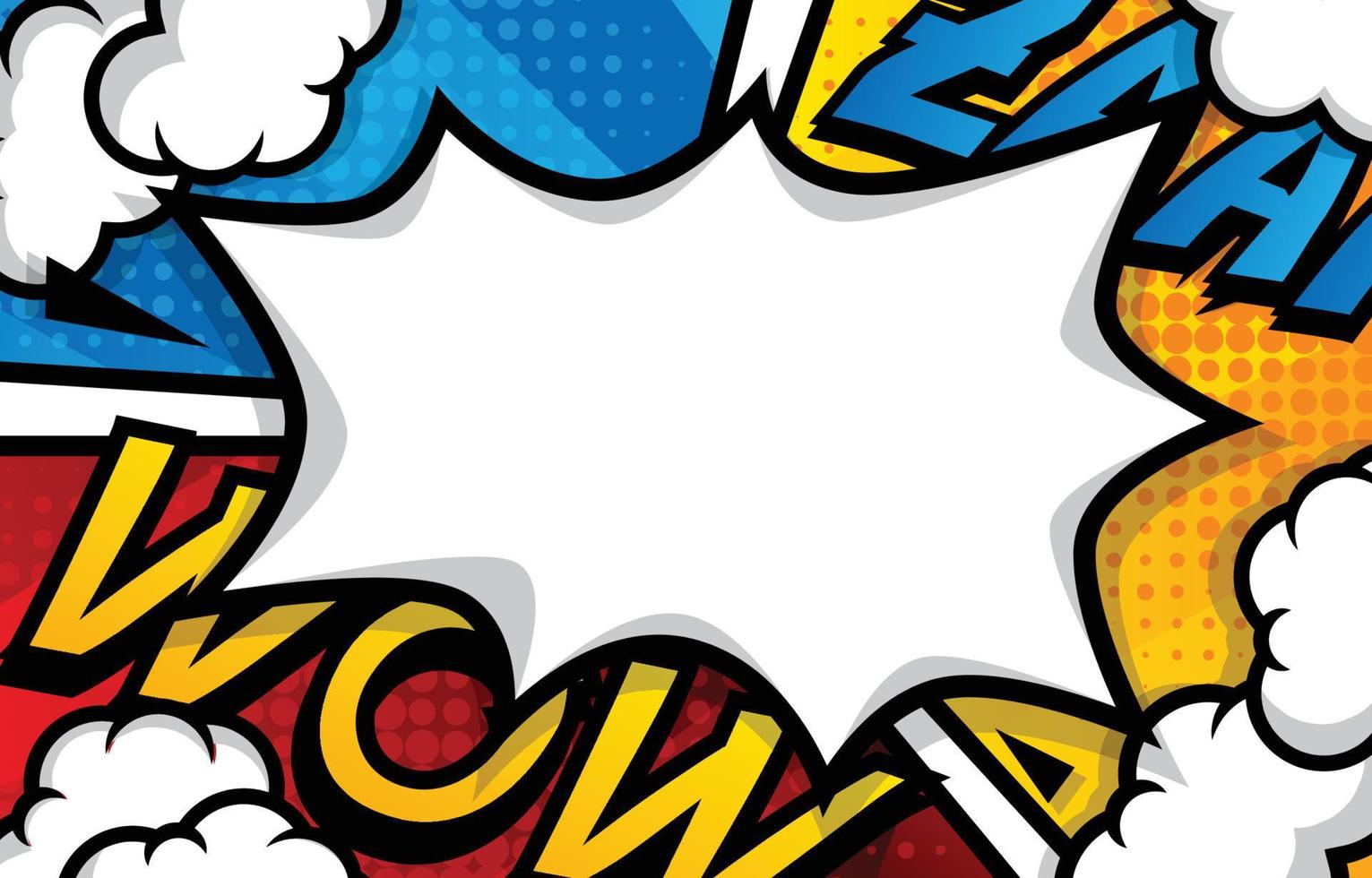 Pop Art Background Concept vector