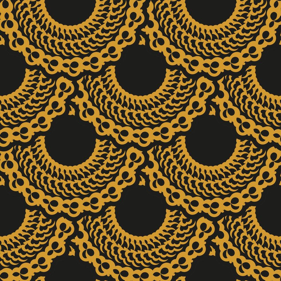 Oriental abstract seamless vector background. Wallpaper in a vintage style template. Indian floral element.