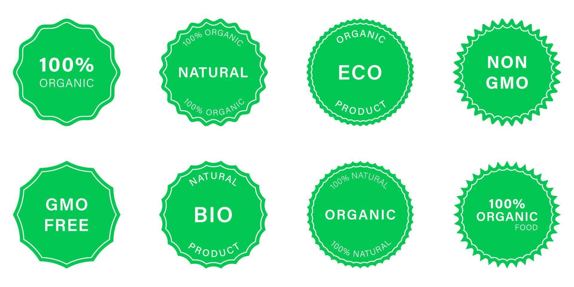 Healthy Organic Vegan Food Silhouette Icon. Natural Product Eco Stamp Logo. 100 Percent Ecology Cosmetic Green Icon. Gmo Free Label. Bio Herbal Sticker. Non Gmo Badge. Isolated Vector Illustration.