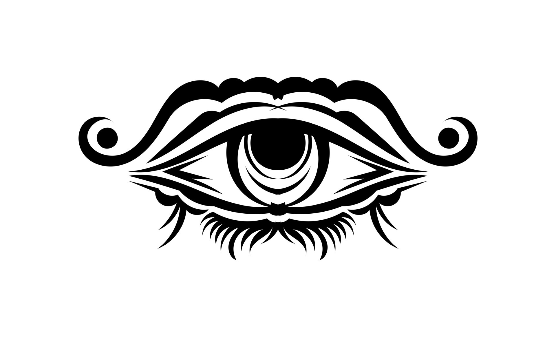 All seeing eye masonic symbol tattoo. Vision of Providence emblem. Vector  illustration. 8126917 Vector Art at Vecteezy