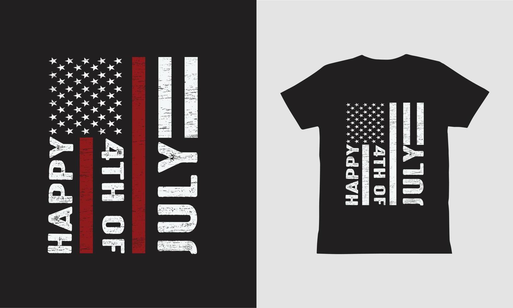 Happy 4th Of July t Shirt Design. USA independent Day Design. vector