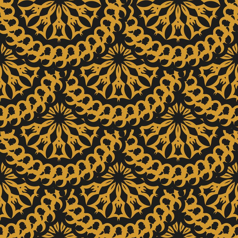 Oriental abstract seamless vector background. Wallpaper in a vintage style template. Indian floral element. Graphic ornament for wallpaper, packaging, wrapping.