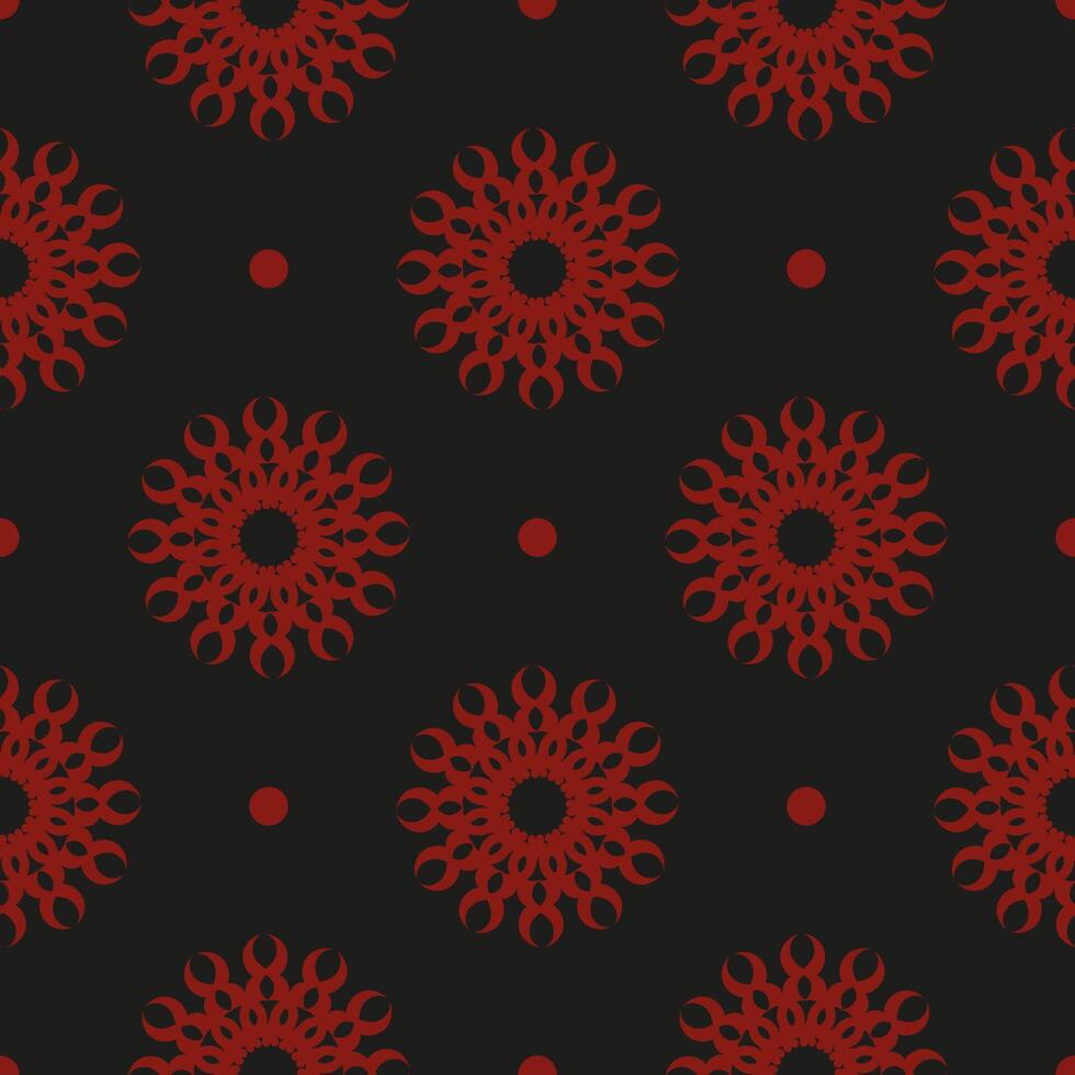 Fondo de vector transparente abstracto negro y rojo chino. fondo de pantalla en una plantilla de estilo vintage. ornamento gráfico para papel pintado, tela, envoltura, embalaje.