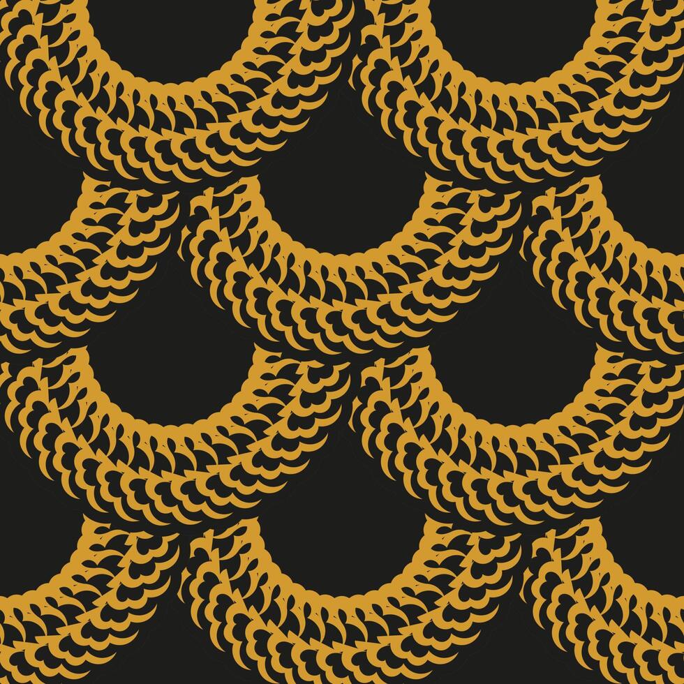 Graphic ornament for wallpaper, fabric, packaging. Oriental abstract floral ornament. vector