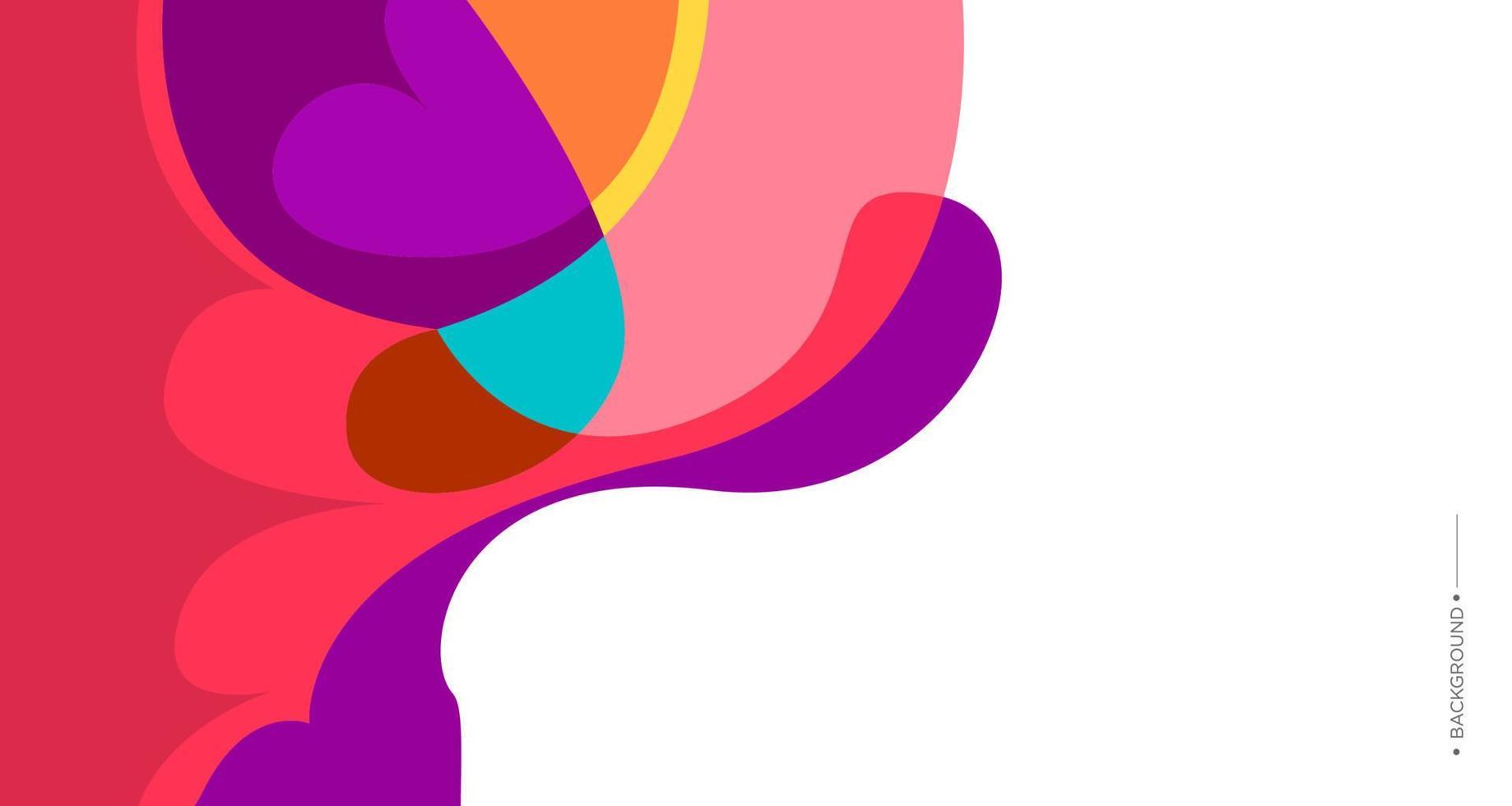 Colorful abstract liquid and fluid background for banner vector