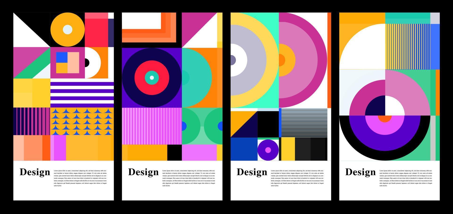 Abstract colorful summer background vector