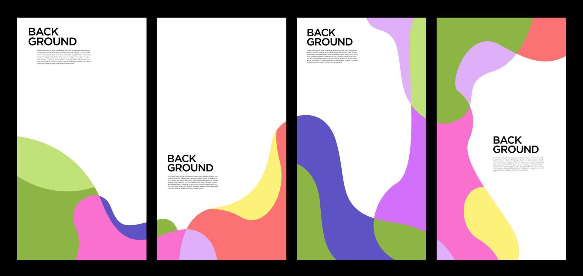 Abstract colorful summer background vector
