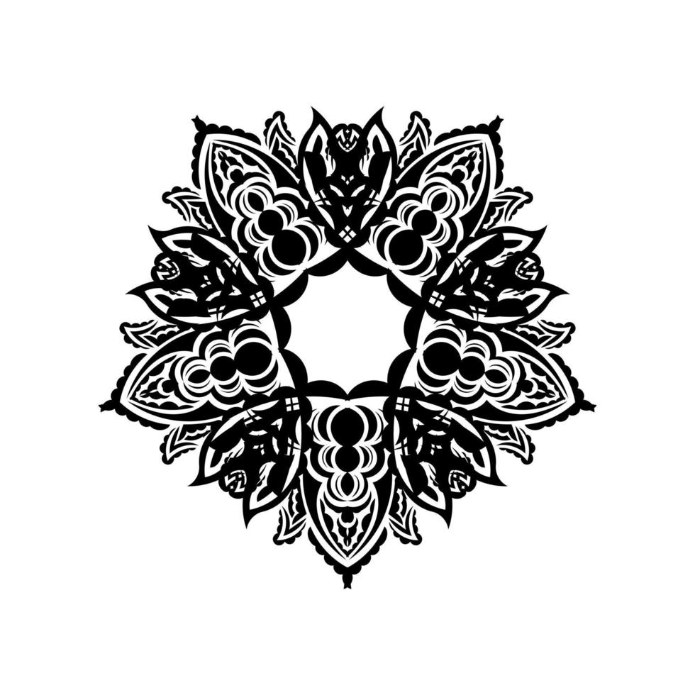 Decorative ornaments in the shape of a flower. Mandala Good for logos, prints and postcards. Vector illustration