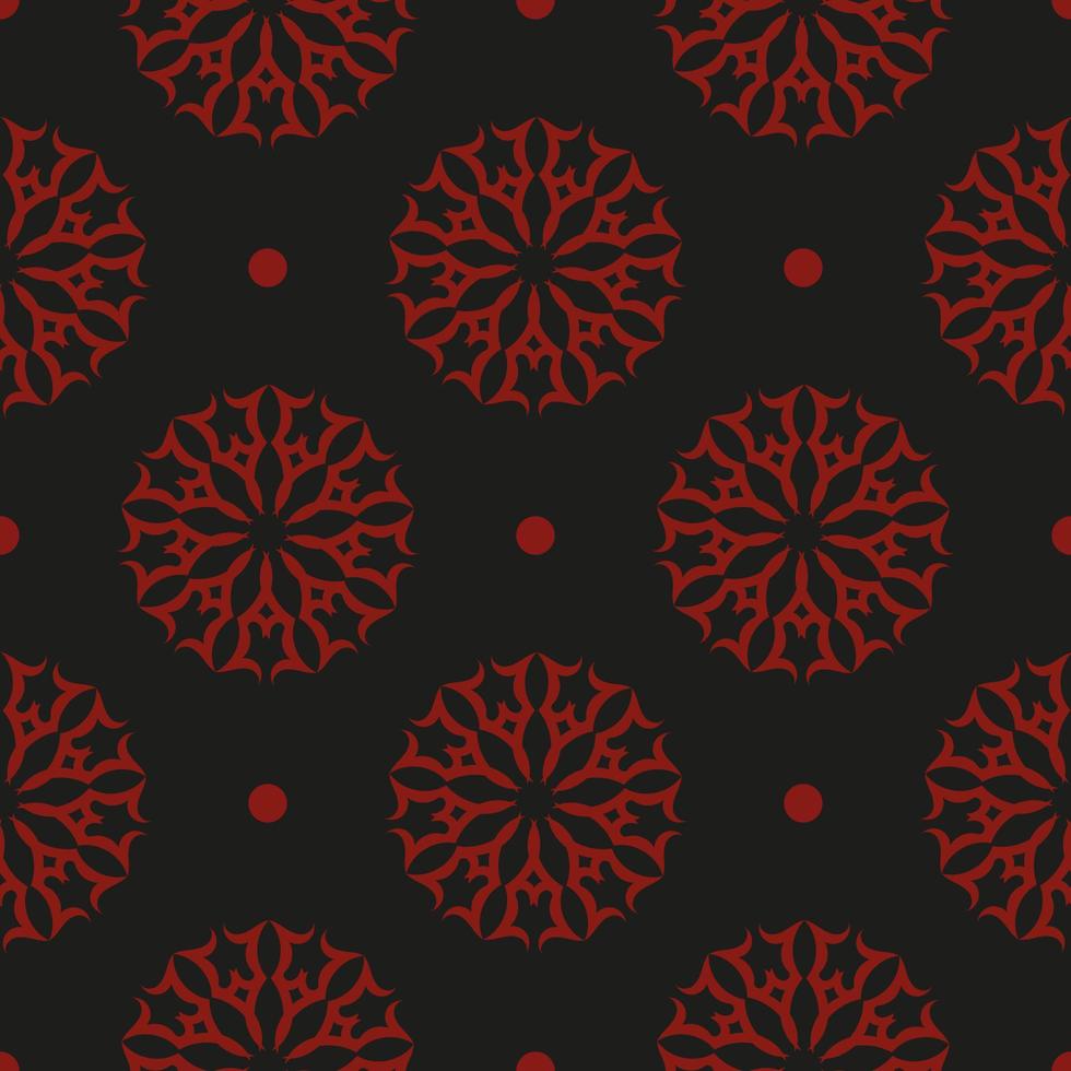 Fondo de vector transparente abstracto negro y rojo chino. fondo de pantalla en una plantilla de estilo vintage. ornamento gráfico para papel pintado, tela, envoltura, embalaje. estilo simple, ilustración vectorial.