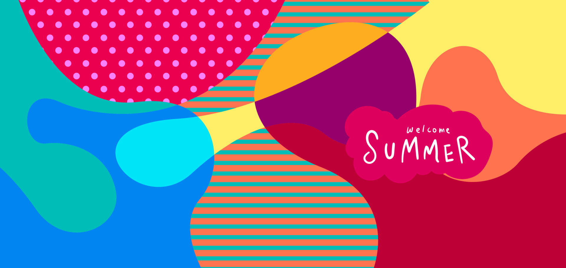 Abstract colorful summer background vector 8128450 Vector Art at Vecteezy