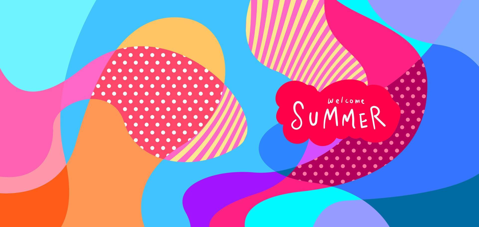 Abstract colorful summer background vector 8128493 Vector Art at Vecteezy