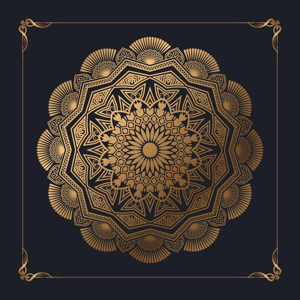 Mandala Background, Islamic Mandala Template vector