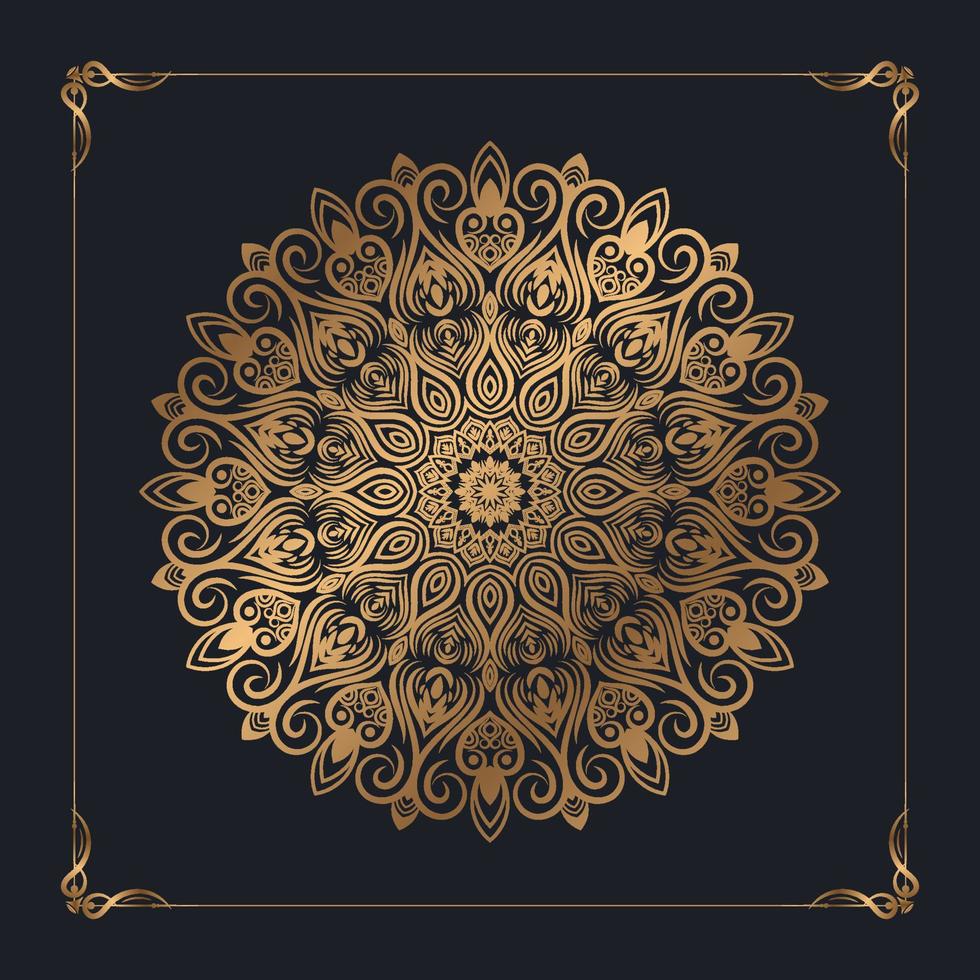 Mandala Background, Islamic Mandala Template vector