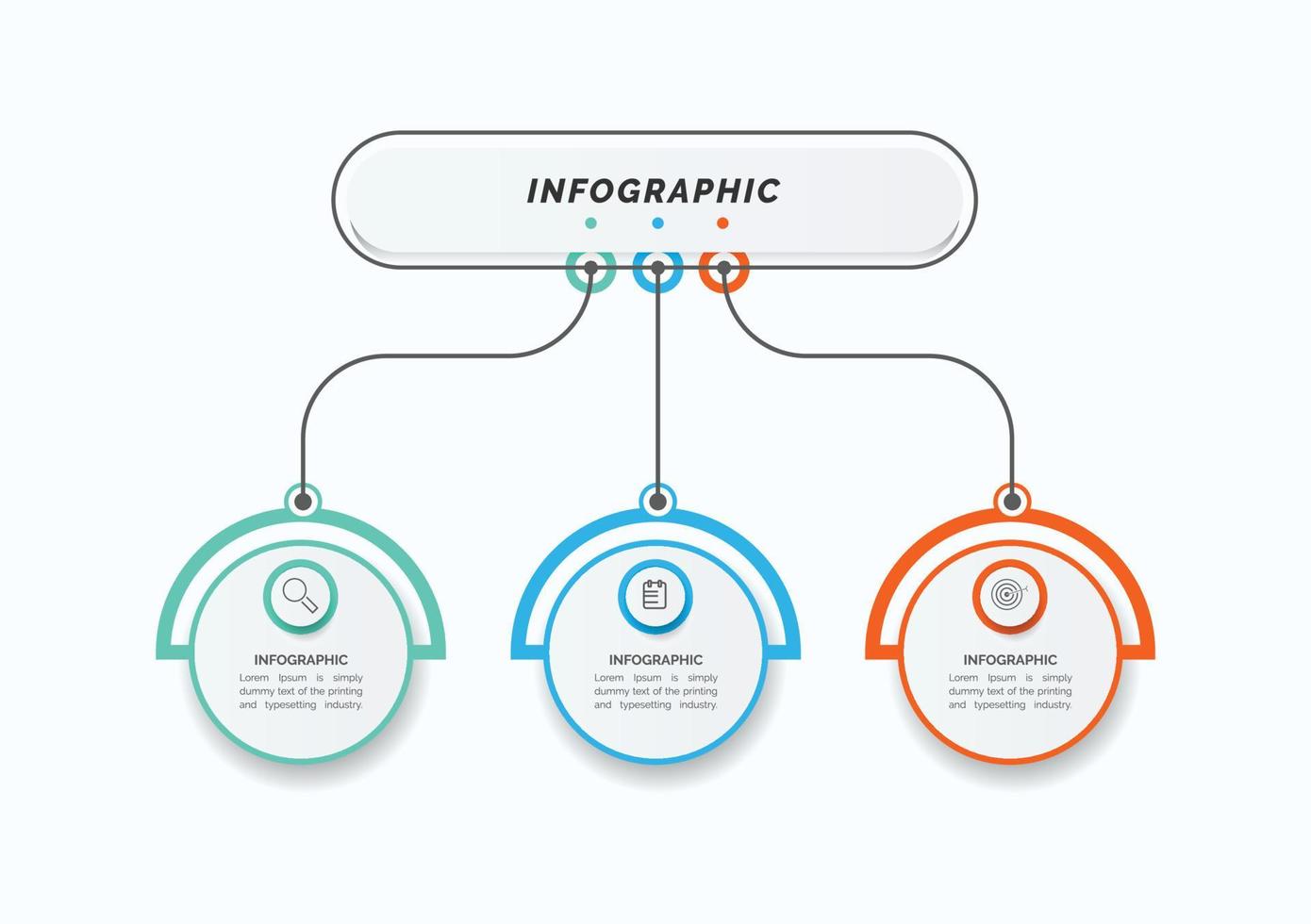 Business data visualization. Process chart. Abstract elements of graph, diagram with 4 steps, options, parts, or processes. Vector business template infographic, design, vector,2,3,4,5,6,