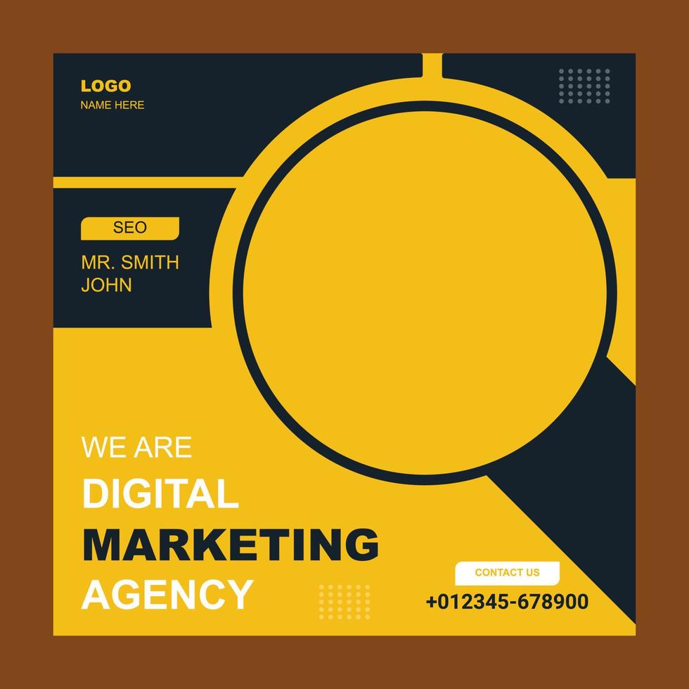 Digital marketing agency vector