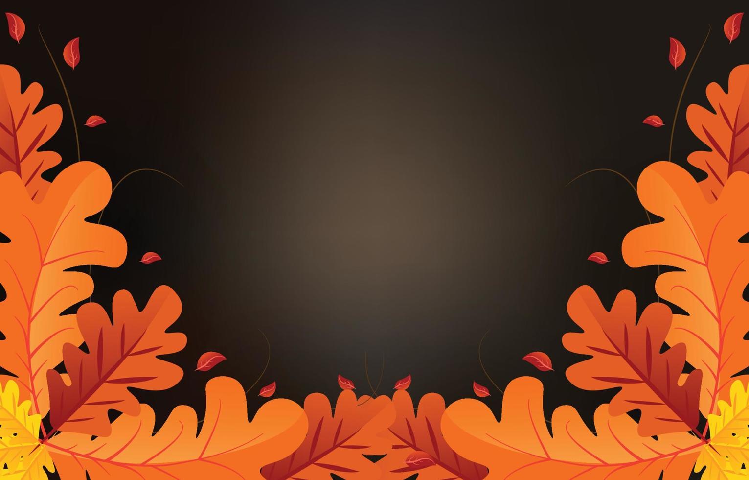 Autumn background with leaves golden yellow. fall concept,For wallpaper, postcards, greeting cards, website pages, banners, online sales. Vector illustration