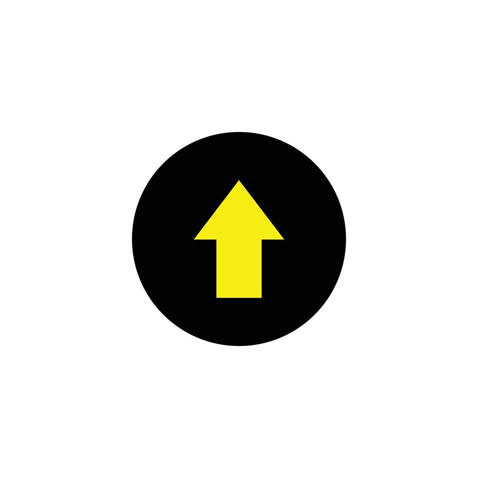 Up Arrow icon creative design vector