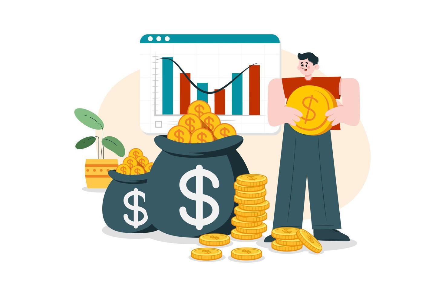 Take investment profit vector