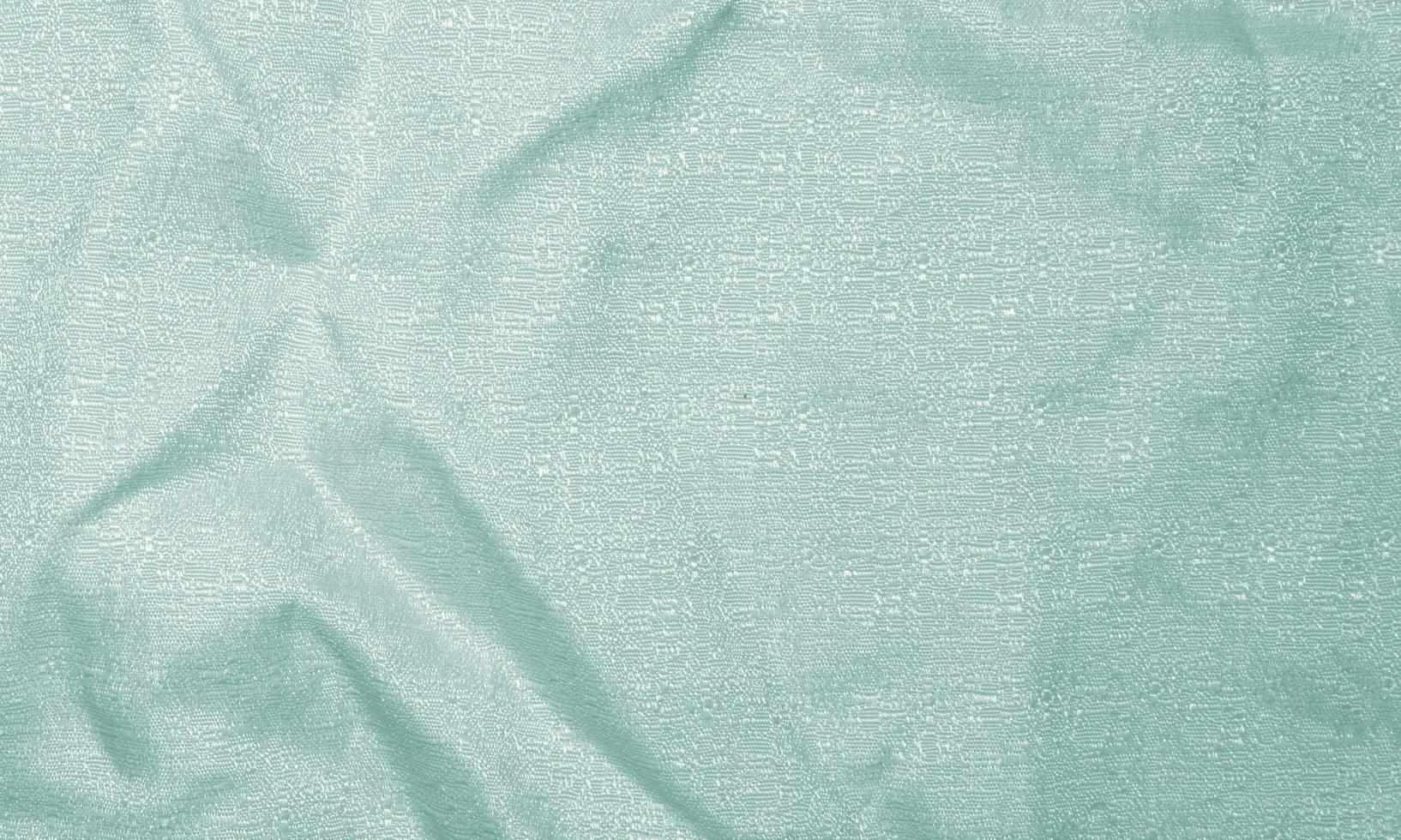 Shark Teal wrinkled fabric texture for background photo