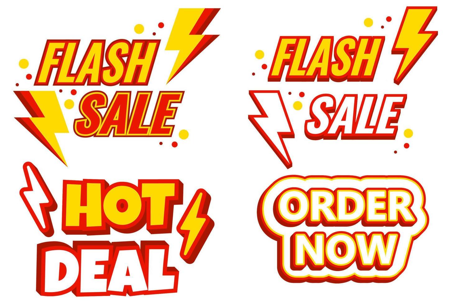 banner de venta flash vector