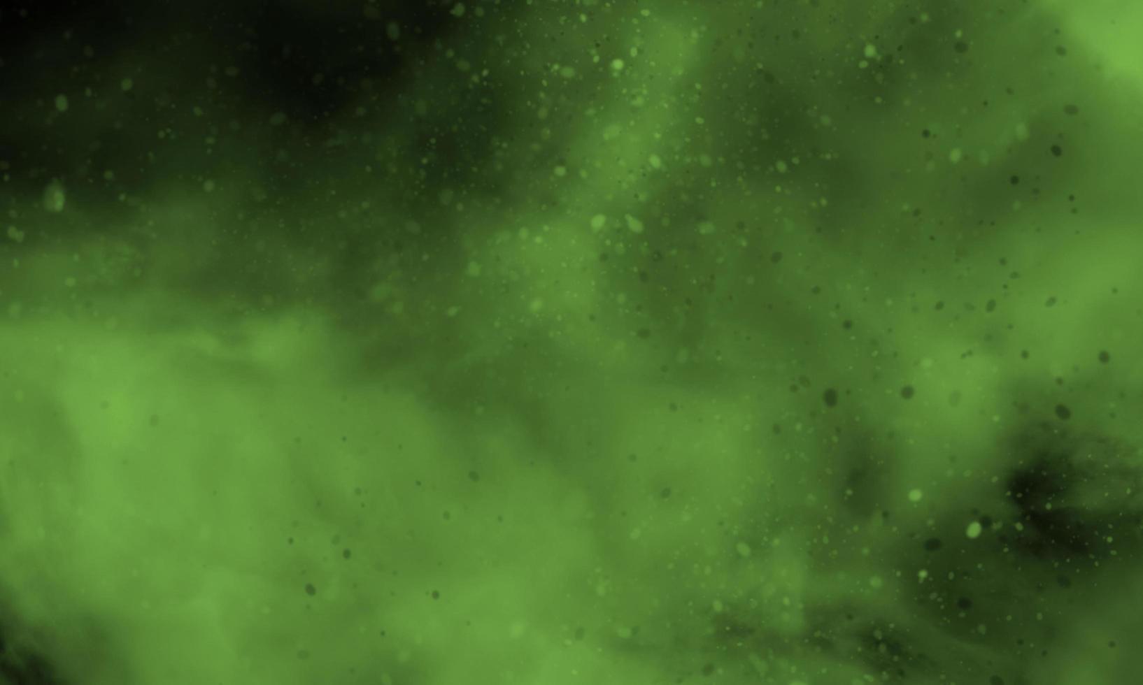 grass color smoke on black background photo