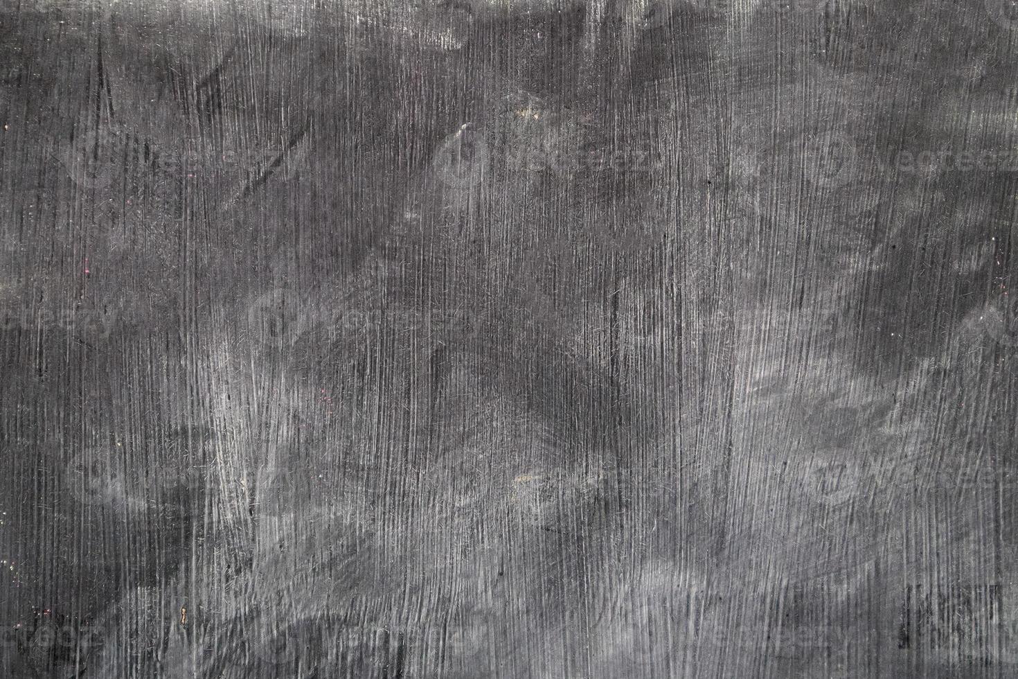 Blank abstract chalk rubbed out on blackboard background texture photo