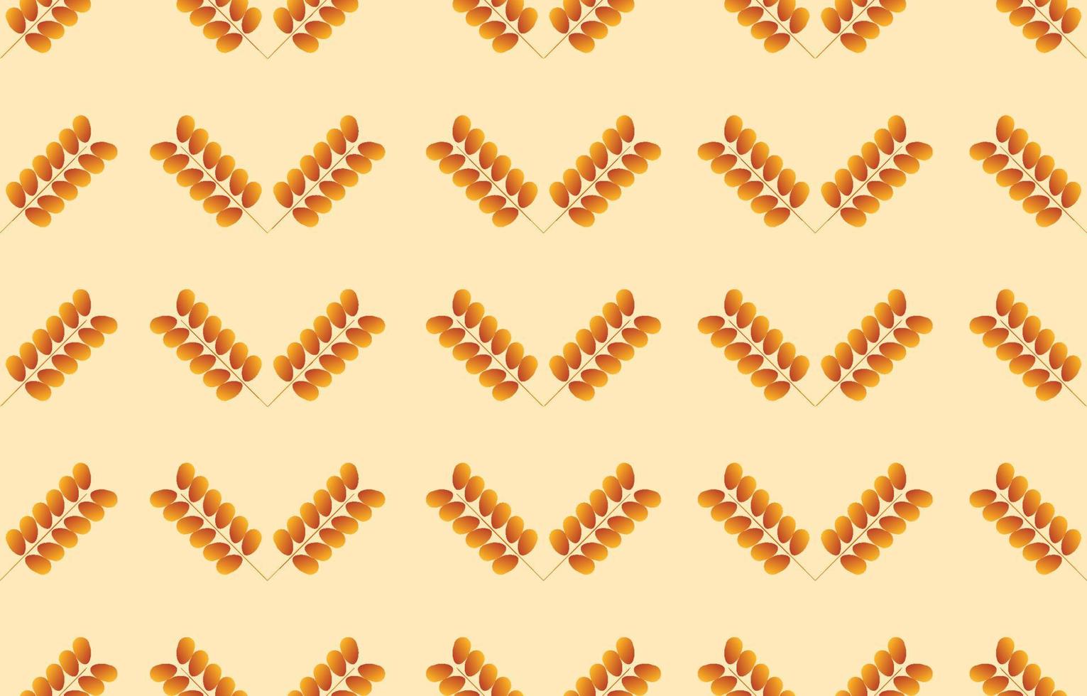 fabric Seamless pattern background of autumn concept yellow leaves, vector illustration.
