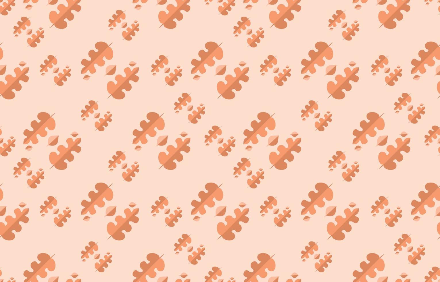 Seamless background with pattern of autumn leaves, vector illustration concept of fall, for wallpaper, textile, fabric pattern, carpet, or apparel.