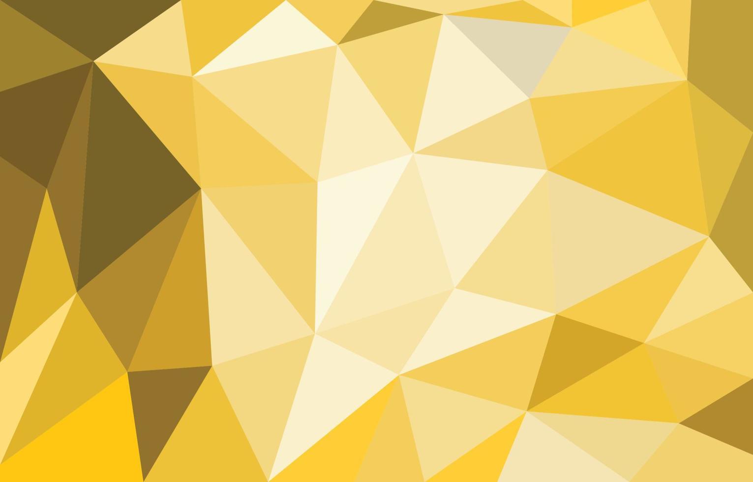 Abstract background of yellow low polygon geometric triangle shape, vector illustration, minimal style