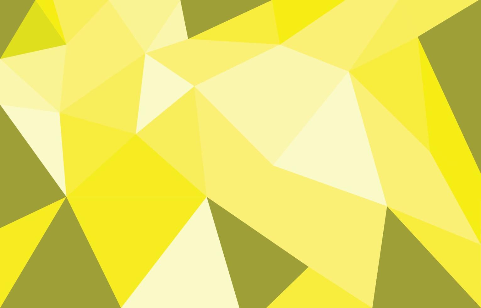 fondo abstracto de forma de triángulo geométrico de polígono bajo amarillo, ilustración vectorial, estilo mínimo vector