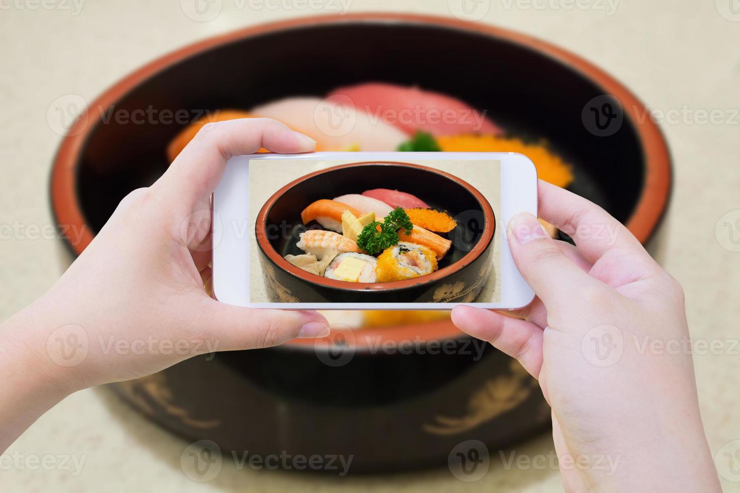 Sushi Set close up photo
