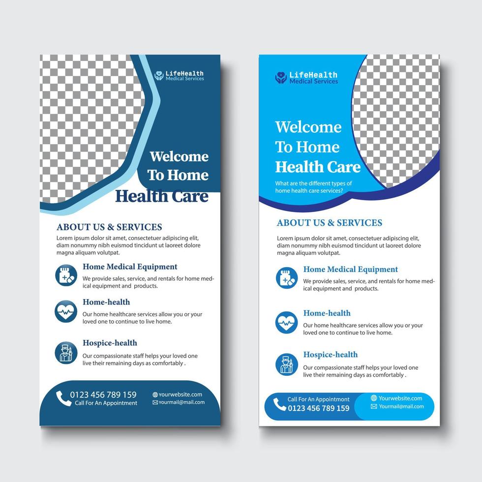 Corporate Doctor Dl Flyer vector