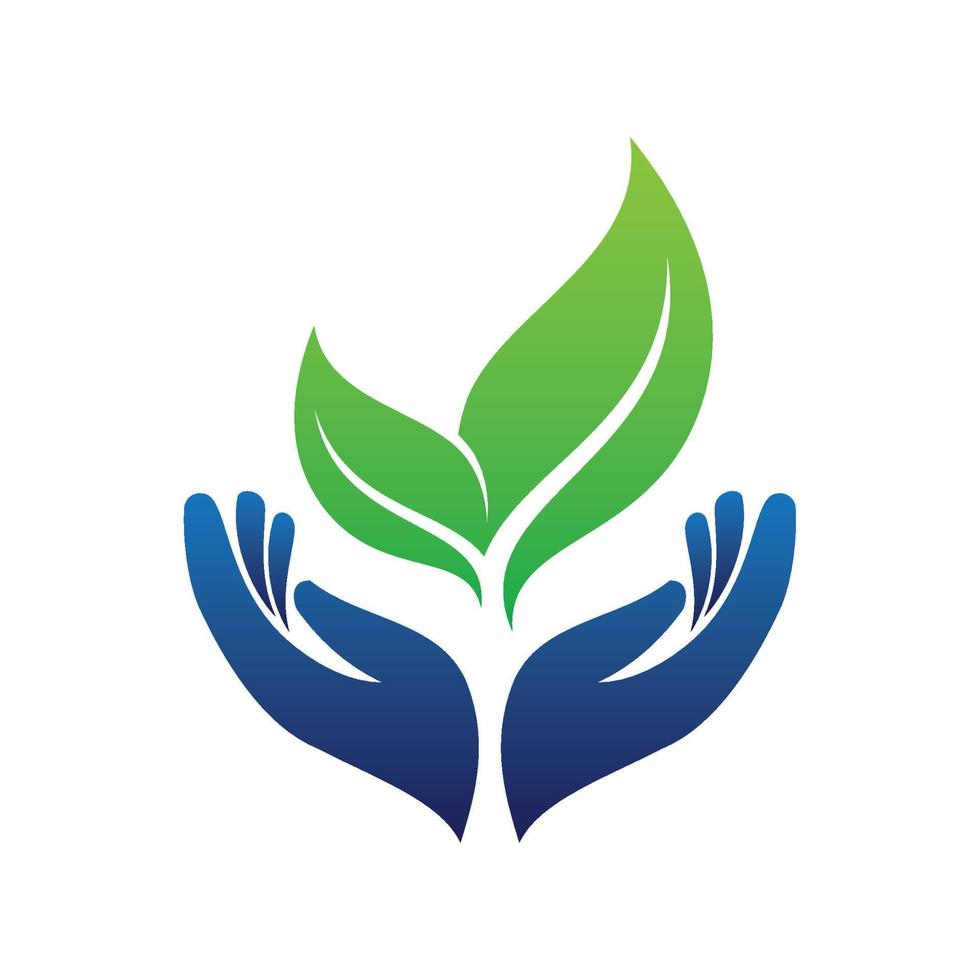 Green Care, Herbal Care, Herbal Medicine Logo Vector